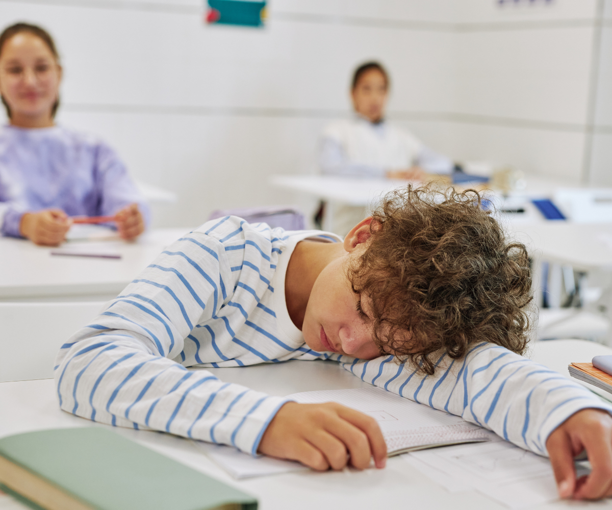 Child benefiting from insomnia treatment